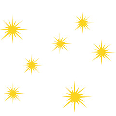 Boho Gold Stars Decoration