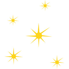 Boho Gold Stars Decoration