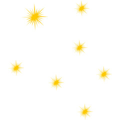 Boho Gold Stars Decoration