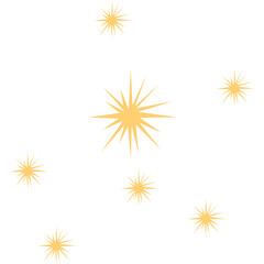 Boho Gold Stars Decoration