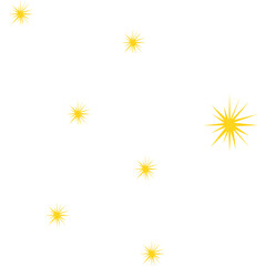 Boho Gold Stars Decoration