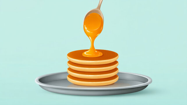 Indian street food delight: artistic presentation of three jalebis on a plate