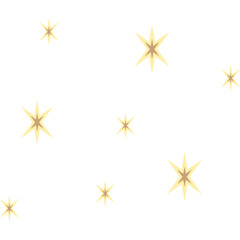 Boho Gold Stars Decoration
