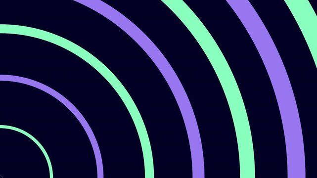 Animated Geometric pattern or background. Abstract moving shapes background, vintage retro colors. Seamless motion graphic background in a flat design