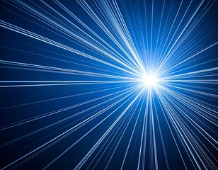 Bright, white light emanating from a center point, radiating outward