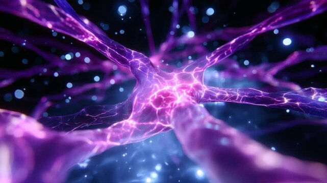An Intricate Showcase of Neuronal Structures Highlighting the Complexity of Neural Networks, Illuminated by an Ethereal Glow and Pulsating Energy, Representing the Foundation of Cognitive Function and