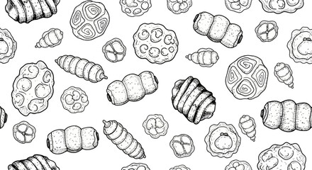 Delicious Desserts, Sweet Treats, Culinary Art, Food Illustration, Whimsical