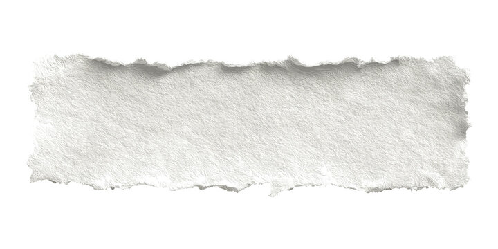 A textured piece of torn paper with rugged edges and a blank space, evoking a sense of raw creativity and minimalistic aesthetic.