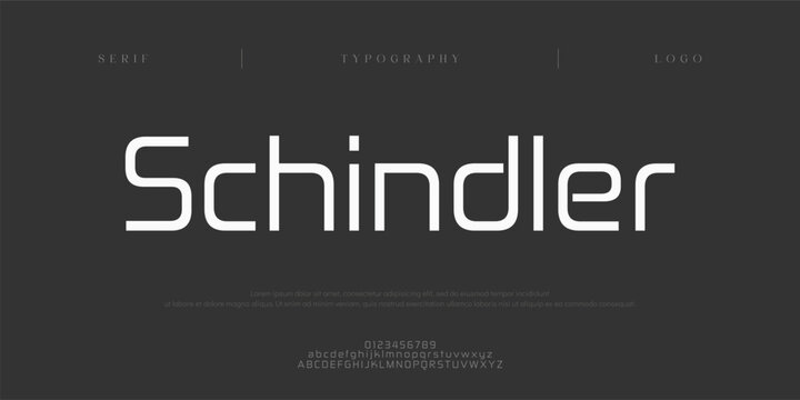 Schindler, Creative digital sport Modern Future Italic Alphabet Font. Typography urban style fonts for technology, digital, movie logo italic style. vector illustration
