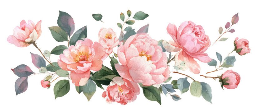 Delicate pink floral arrangement