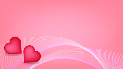 pink hearts background
