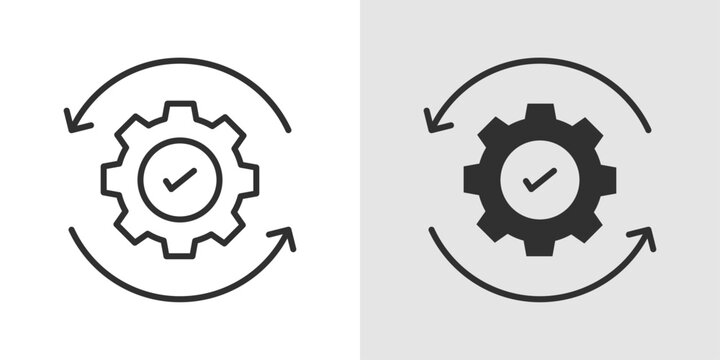 Efficiency Icon representing productivity, optimization, and effective performance.
