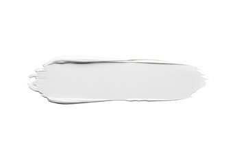 Fototapeta premium Gray smear or smudge isolated on transparent background for design