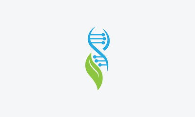 Abstract DNA logo with human figure representing wellness and biotech. Blue gradient logo merging human figure and DNA helix, symbolizing genetic science, wellness, and innovation.
