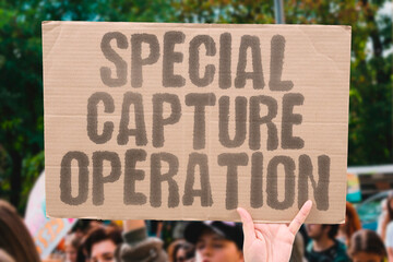 "Special Capture Operation" Tactical forces apprehend target today. TACTICAL. FORCES. APPREHEND. TARGET. TODAY.