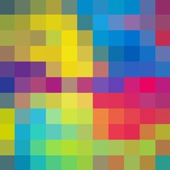 Multicoloured low poly background.A sample with a polygonal design.Illustration in polygonal style with repeating squares.