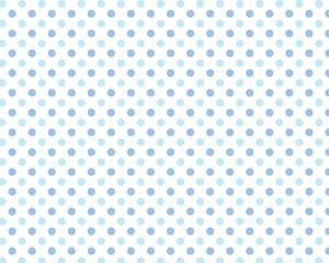 青い水玉模様のパターン背景