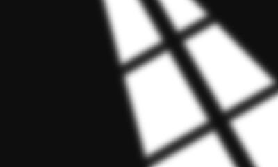 Window shadow overlay with grid pattern on transparent background creates realistic morning sunlight effect for professional interior design mockups and creative photography atmospheric presentation