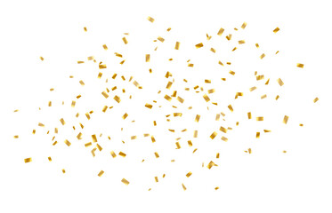 Elegant Gold Confetti Burst