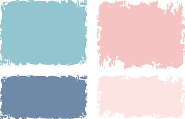 kids colors palette abstract jagged edges brush strokes backdrop