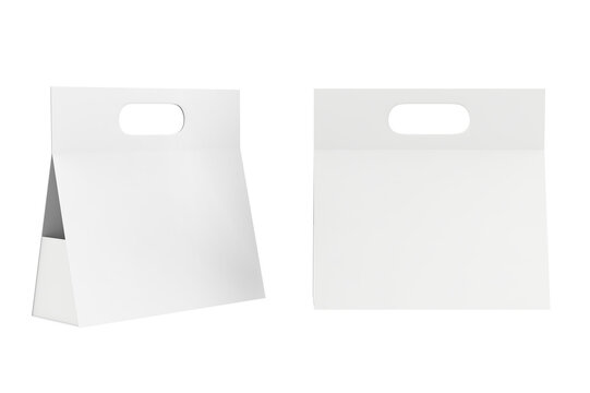 Cardboard Triangle Magnetic Waterproof Gift Box. 3d illustration