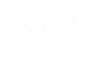 White Sparkle Particles Trail