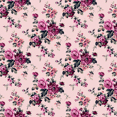 pink floral background