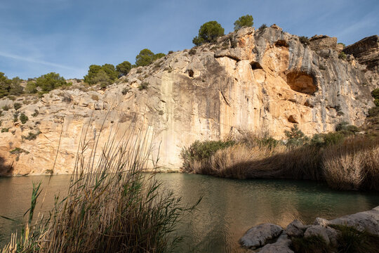 Poza de Fuente Caputa lake in Spain