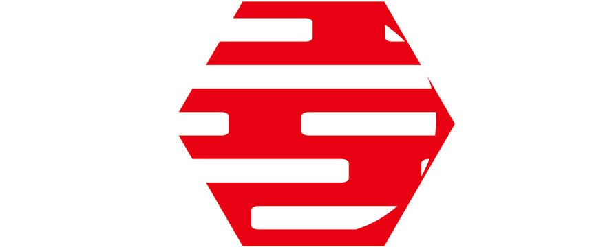 Speed time icon with speed rush effect is red