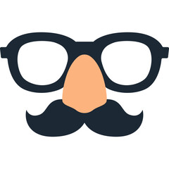 Flat April Fools' Day Illustration