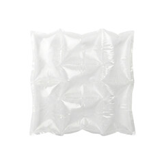 Transparent inflatable air cushion packaging sheet