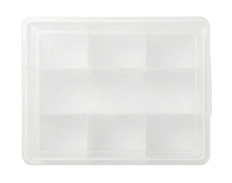 Clear Plastic Organizer Box Top View