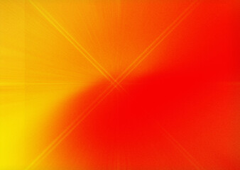 Abstract smooth shapes red yellow gradient background with soft grainy texture design