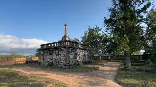 Tomb of Jean Laborde in Mantasoa. Madagascar.