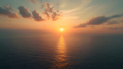 Fototapeta premium sunset over the sea