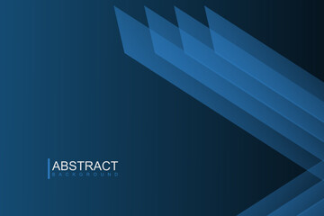 Minimal Dark Blue Abstract Background with Transparent Shapes