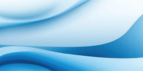 Obraz premium A futuristic blue abstract background featuring a flowing digital wave design with light motion curves and a soft vector texture for a professional business wallpaper backdrop