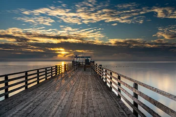 Sonnenuntergang am Dampfersteg in Herrsching - Ammersee © Andi K