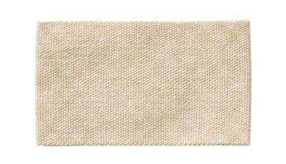 Fototapeta premium Natural beige woven canvas fabric texture