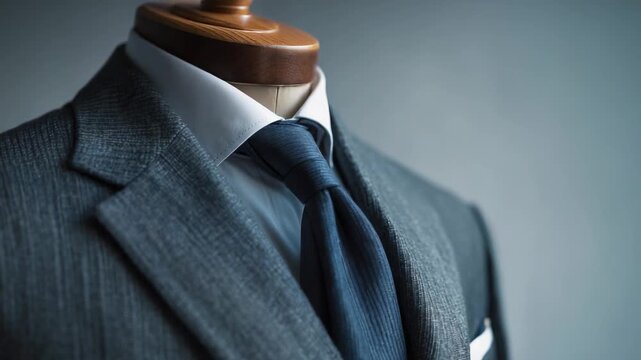 Suit fitting process in a tailor shop for a perfect custom fit for men and women