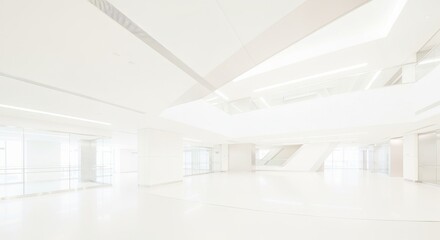Fototapeta premium Abstract Architectural Minimalism Composition Emphasizing Purity and Airy Brilliance in Design