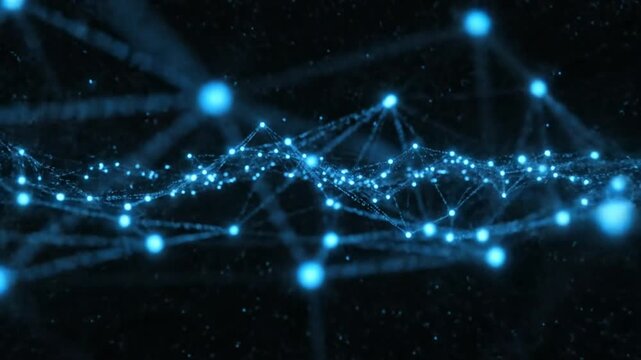 Network Connections and Data Transfer Concept.