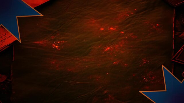 Abstract Dark Red Texture Motion Background with Glowing Particles and Cinematic Frame 4K