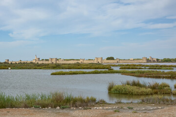 Obraz premium Aigue Mortes - Gard - Camargue - Occitanie - France