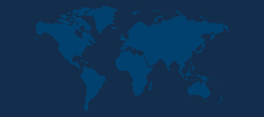 Minimal world map silhouette background illustration © VectorStockStuff