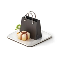 A Shopping Bag Illustration