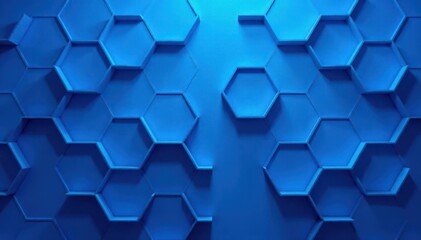 Abstract blue honeycomb pattern, minimal texture background, cosmos, abstract