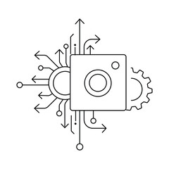 Instagram Algorithm Icon. Vector Design