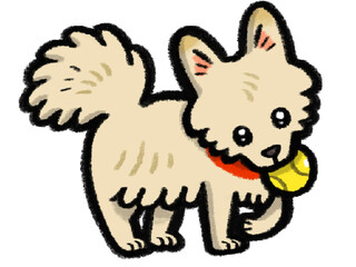 Obraz premium ボール遊びの犬