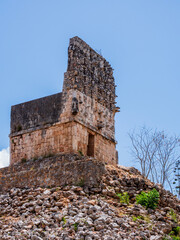 Le mirador maya des ruines de Labná dans le Yucatán